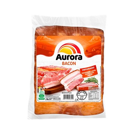 Bacon Meia Manta Pedaço (Barriga) por kg - Aurora