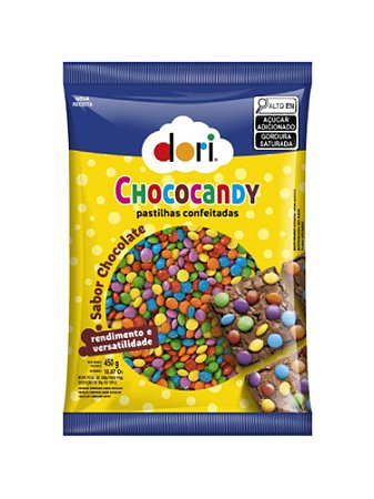 Confeito Chocolate ao Leite Chococandy Pacote 450 g - Dori