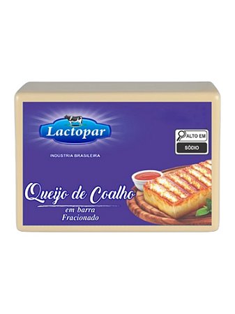 Queijo Coalho Peça Fracionada por kg - Lactopar