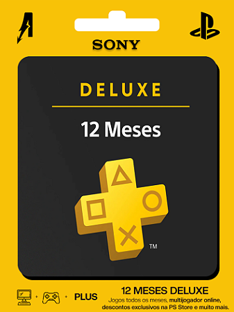 Playstation Plus Deluxe 12 Meses