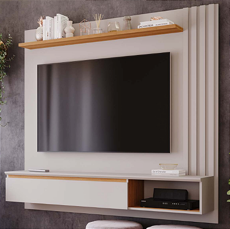 Painel - Plus - com nicho - Off White/Nature