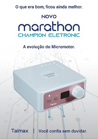 Motor Lixadeira Marathon Branco/Rosa 35 mil RPM