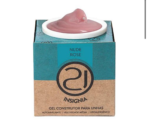 Nails 21 Gel Insignia Nude Rosê 34g