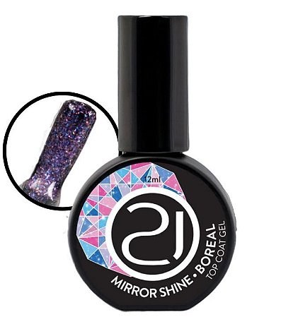 Nails 21 Top Coat Mirror Shine Boreal 12ml