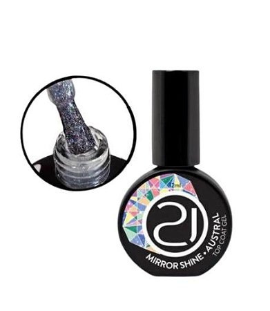 Nails 21 Top Coat Mirror Shine Austral 12ml