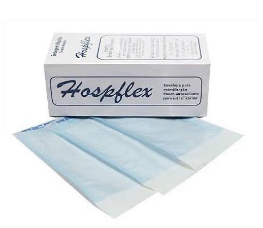 Hospeflex Envelope para esterilização autocolante 9x26- 100un