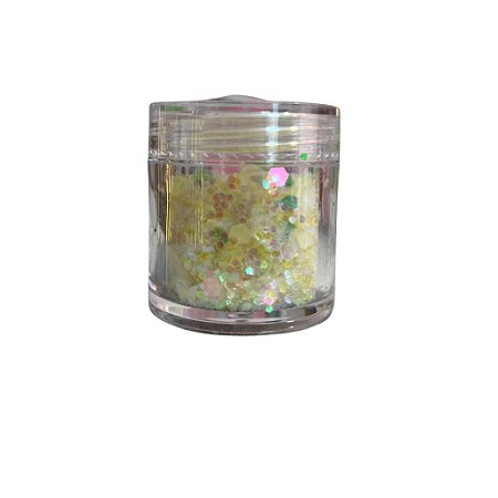 Potinho de Glitter Amarelo