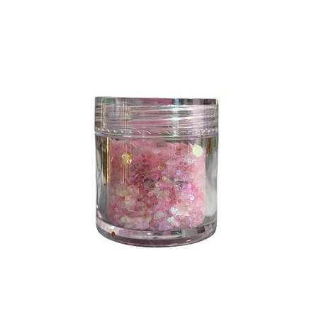 Potinho de Glitter Rosa