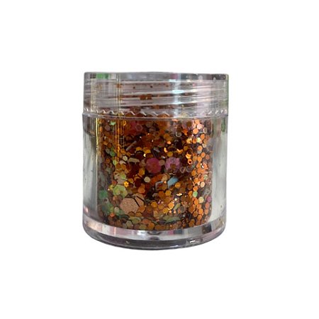 Potinho de Glitter Bronze