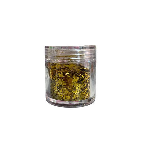 Potinho de Glitter Dourado