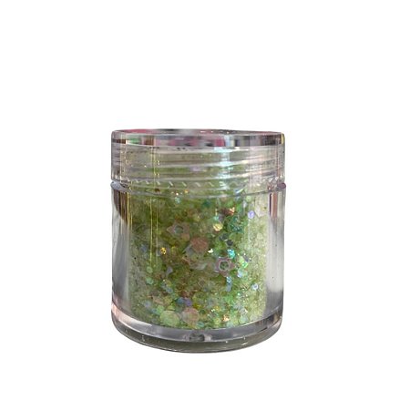 Potinho de Glitter Verde Claro