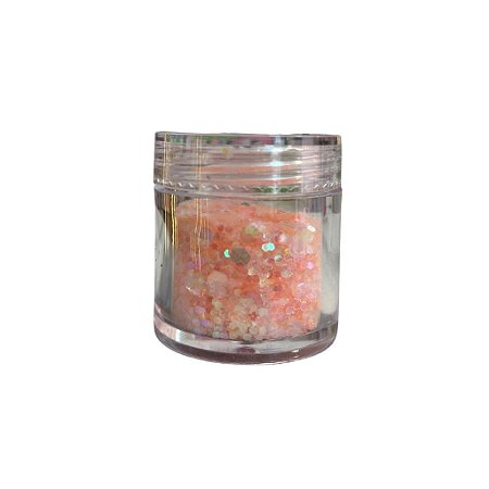 Potinho de Glitter Coral