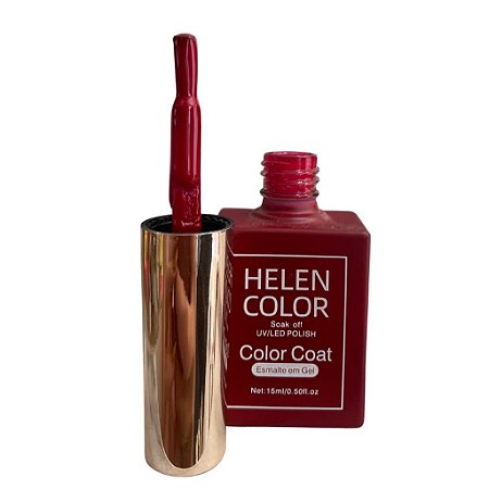 Helen Color Esmalte Gel N1 Vermelho 15ml