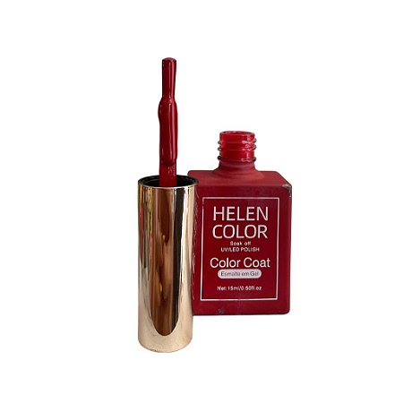 Helen Color Esmalte Gel N2 Vermelho 15ml