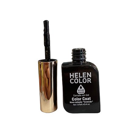 Helen Color Esmalte Gel N49 Preto 12ml