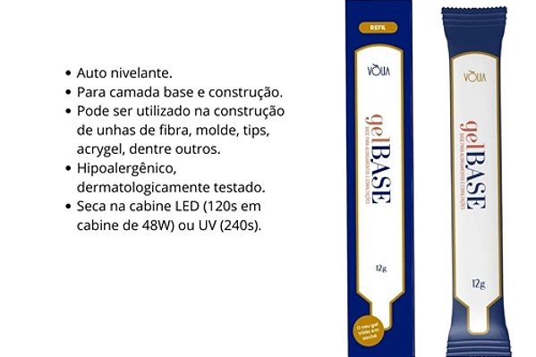Vólia Sachê gel Base 12g