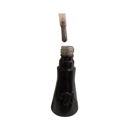 Esmalte Doce Crystal Glitter Prata Nati Cosméticos 8g