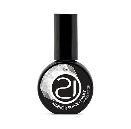 Nails 21 Top Coat Mirror Shine Milky 12 ml