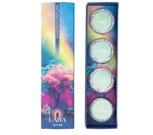 Bluwe Kit Glitter Pirirmpompom 4un