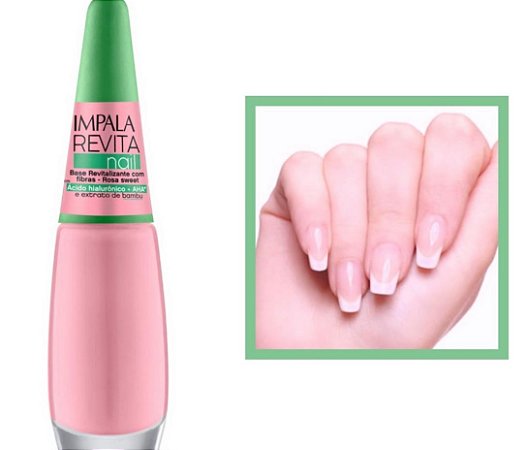 Impala Base Revitalizadora com fibra- Rosê Sweet  7,5ml