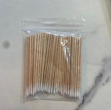 Palitos com algodão 100un