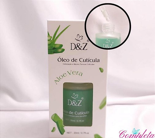 D&Z Óleo Cutícula  Aloe vera 20ml