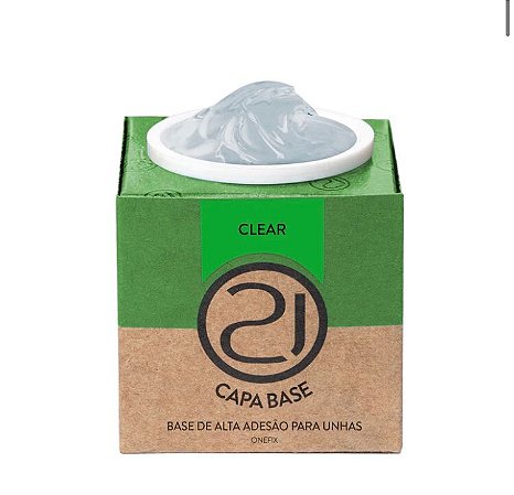 Nails 21 Capa Base OneFix Clear Ecoline Pote 13g