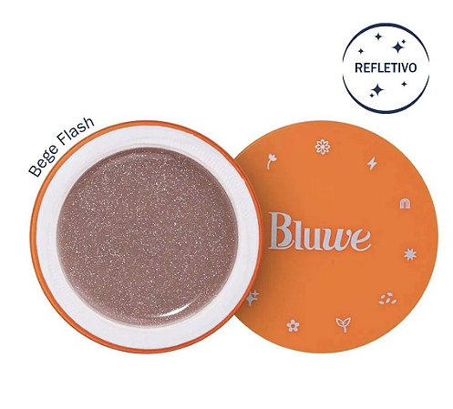 Bluwe Gel Gummy Bege Flash Refletivo 30g