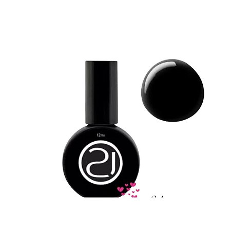 Nails 21 Esmalte Preto Fantástico 12ml