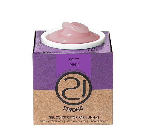 Nails 21 Gel Strong Soft Pink 34g
