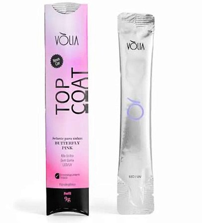 Vólia Sachê Top Coat Butterfly Pink 9g