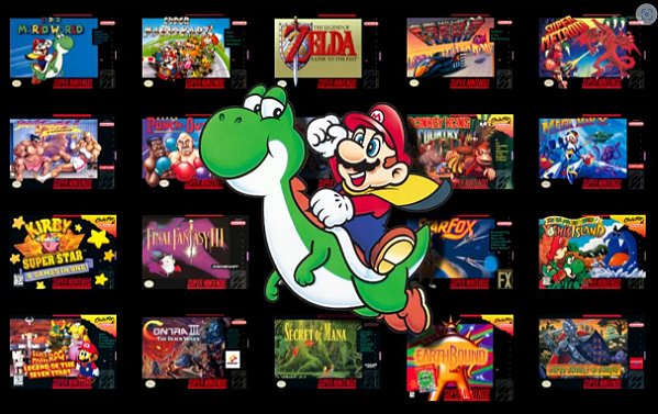 Fita / Cartuchos para Super Nintendo - PARTE 1