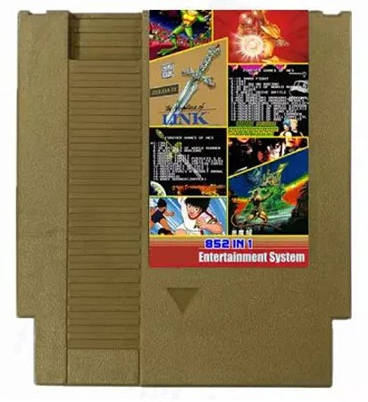 Cartuchos Multijogos para Nintendinho (NES): 635 in 1 / 852 in 1 /