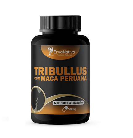Tribullus Terrestris + Maca Peruana, 500 Mg, 100 Capsulas.