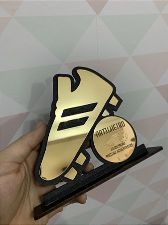 Troféu Artilheiro Acrílico