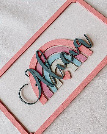 Placa Decorativa Bebê MDF