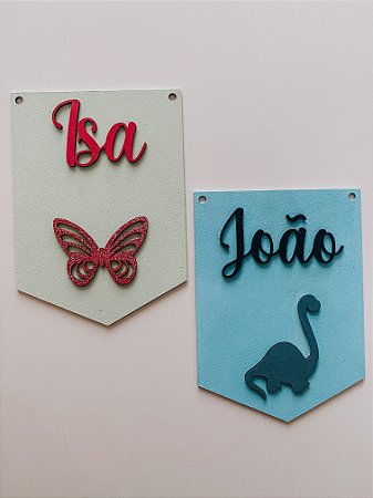 Placa Flâmula Bebê