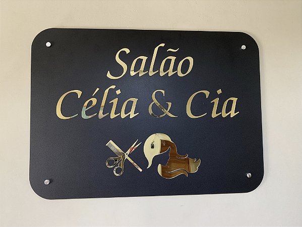 Placa de Parede com Logomarca (1M)
