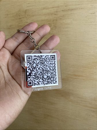 Chaveiro Qr Code em Acrílico