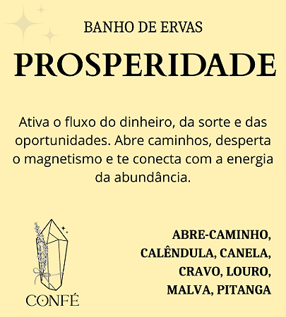 Banho de Ervas - Prosperidade