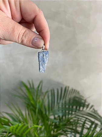 Pingente Cianita Azul - Proteção dos Anjos, Pedra do Arcanjo Miguel