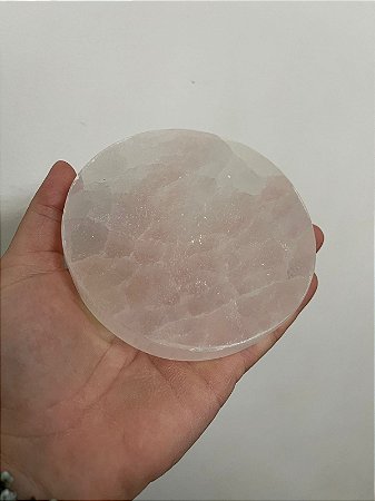 Porta Copo Selenita – Limpeza energética e espiritual, Calma e Paz