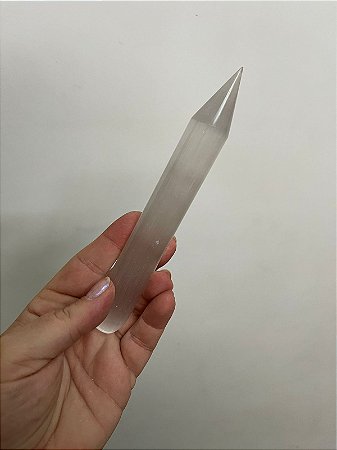 Lápis de Selenita – Limpeza energética e espiritual, Calma e Paz