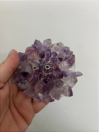 Incensário de Ametista  - Intuição, Transmutação, Paz Profunda