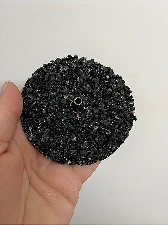 Incensário de Turmalina Negra - Proteção energética, escudo,