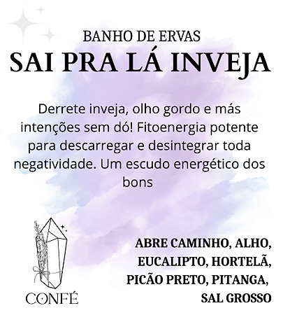 Banho de Ervas  - Sai pra lá Inveja( EDIÇÃO ESPECIAL )