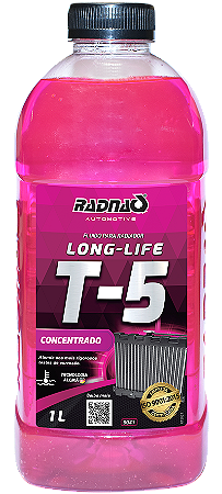 FLUÍDO PARA RADIADOR LONG LIFE T5