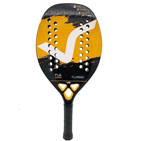 Raquete VG + Carbon Amarela
