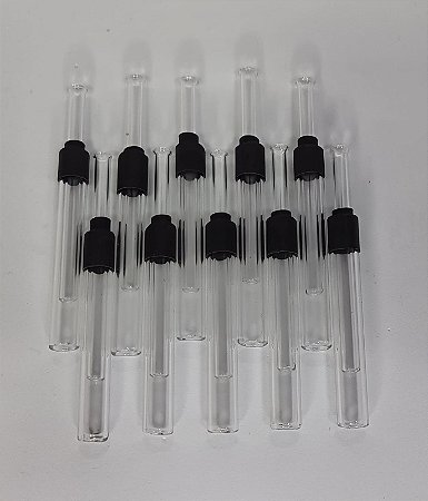 Kit 10 Seda de Vidro 8mm Blunt de vidro reutilizável + Brinde