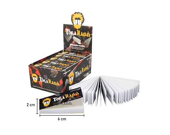 Piteira Tokahauu Slim caixa com 25 livretos Atacado